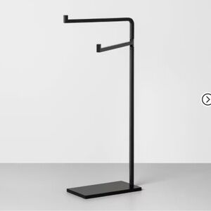 Metal Hand Towel Stand Matte Black - Hearth & Hand™ with Magnolia